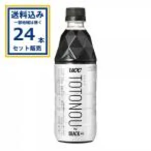 UCC TOTONOU トトノウ  by BLACK無糖 PET 500ml×24本×1ケース(24本)(送料無料、一部地域は除く) コーヒー  機能性表示食品 爆買 の商品画像