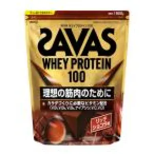 （大容量）ザバス(SAVAS)  ホエイプロテイン100 リッチショコラ味 1800g 1袋  明治（イチオシ） の商品画像
