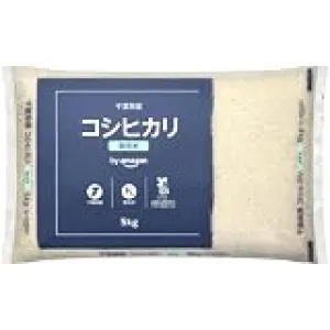 "新米" by Amazon 千葉県産 コシヒカリ 無洗米 5kg 令和8年産 の商品画像